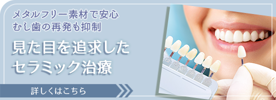 メタルフリー素材で安心、むし歯の再発も抑制 見た目を追求したセラミック治療